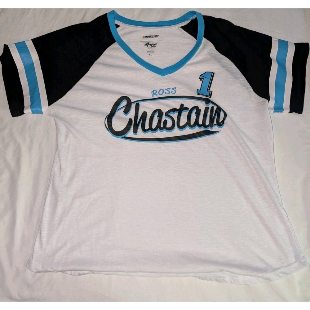 4Her By Carl Banks Nascar Women's XL Short Sleeve‎ Ross Chastain Graphic Shirt